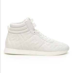 NIB Fendi Nappa High Top Sneakers sz 6.5